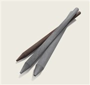 TRANSFORM TRAPLAST Plastový Kůl průměr 80, délka 2,60m, šedá